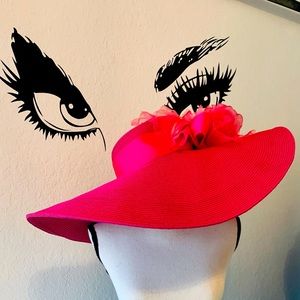 Kentucky Derby Pink Hat Worn Only Once)